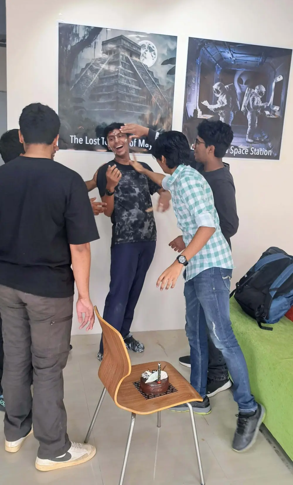 Winning team celebrating at Mysteryverse